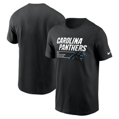 Carolina Panthers Division Essential T-Shirt Black - Nike