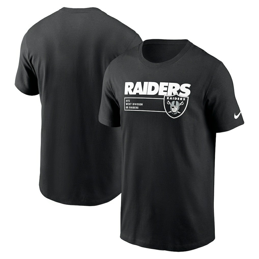 Las Vegas Raiders Division Essential T-Shirt Black - Nike