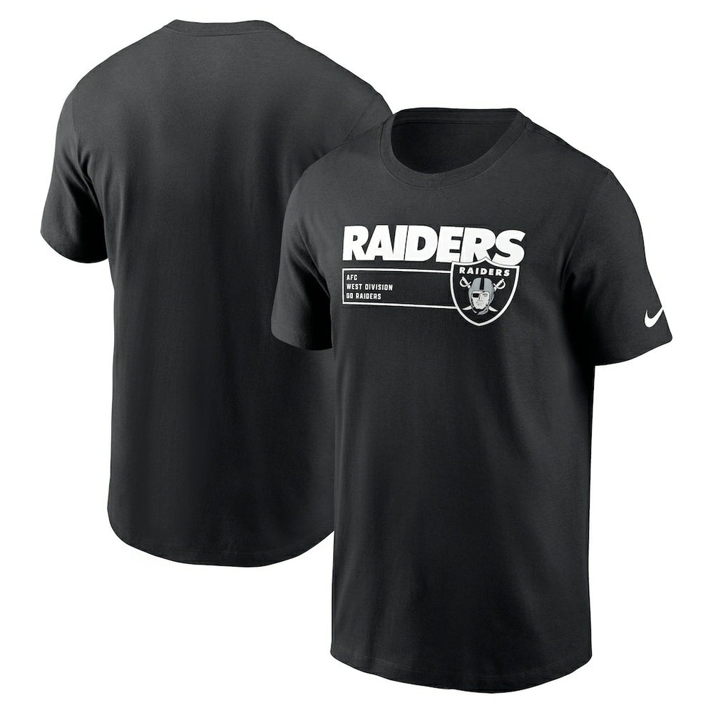 Las Vegas Raiders Division Essential T-Shirt Black - Nike