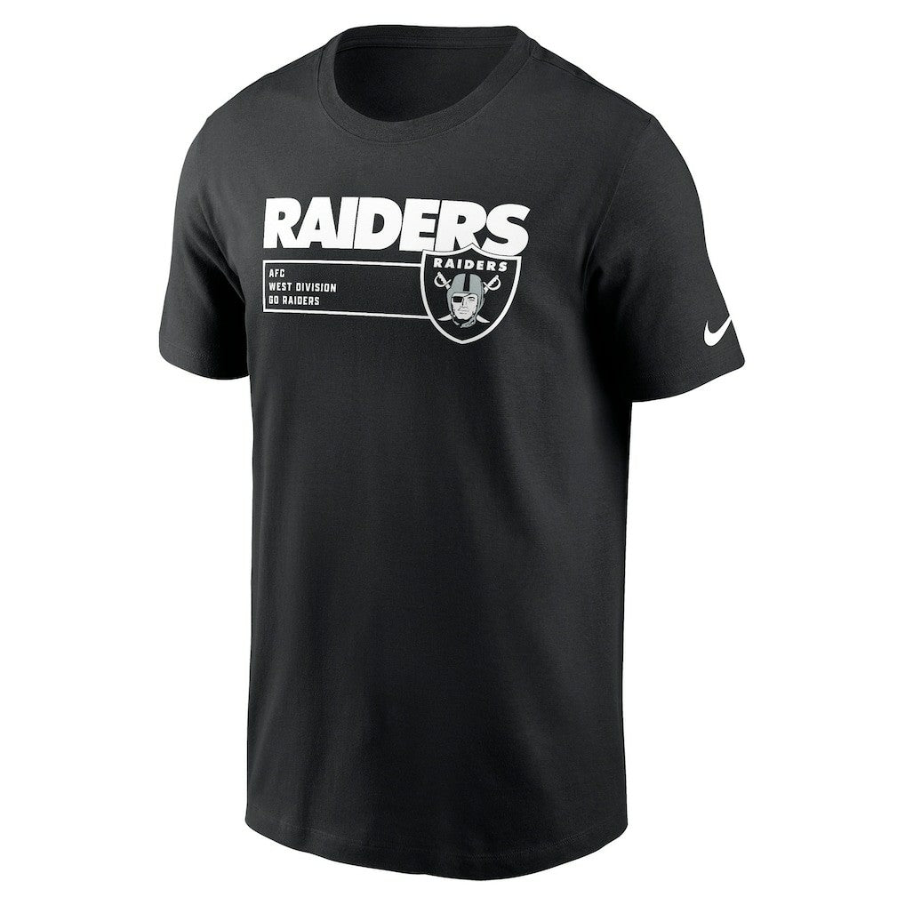 Las Vegas Raiders Division Essential T-Shirt Black - Nike