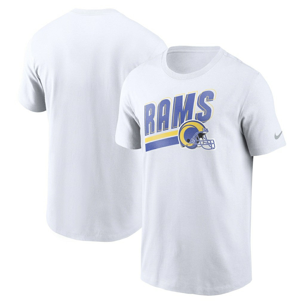 Los Angeles Rams Essential Blitz Lockup T-Shirt White - Nike