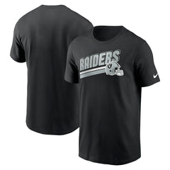 Las Vegas Raiders Essential Blitz Lockup T-Shirt Black - Nike