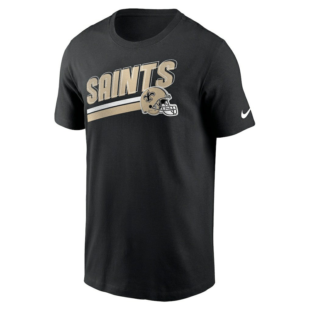 New Orleans Saints Essential Blitz Lockup T-Shirt Black - Nike