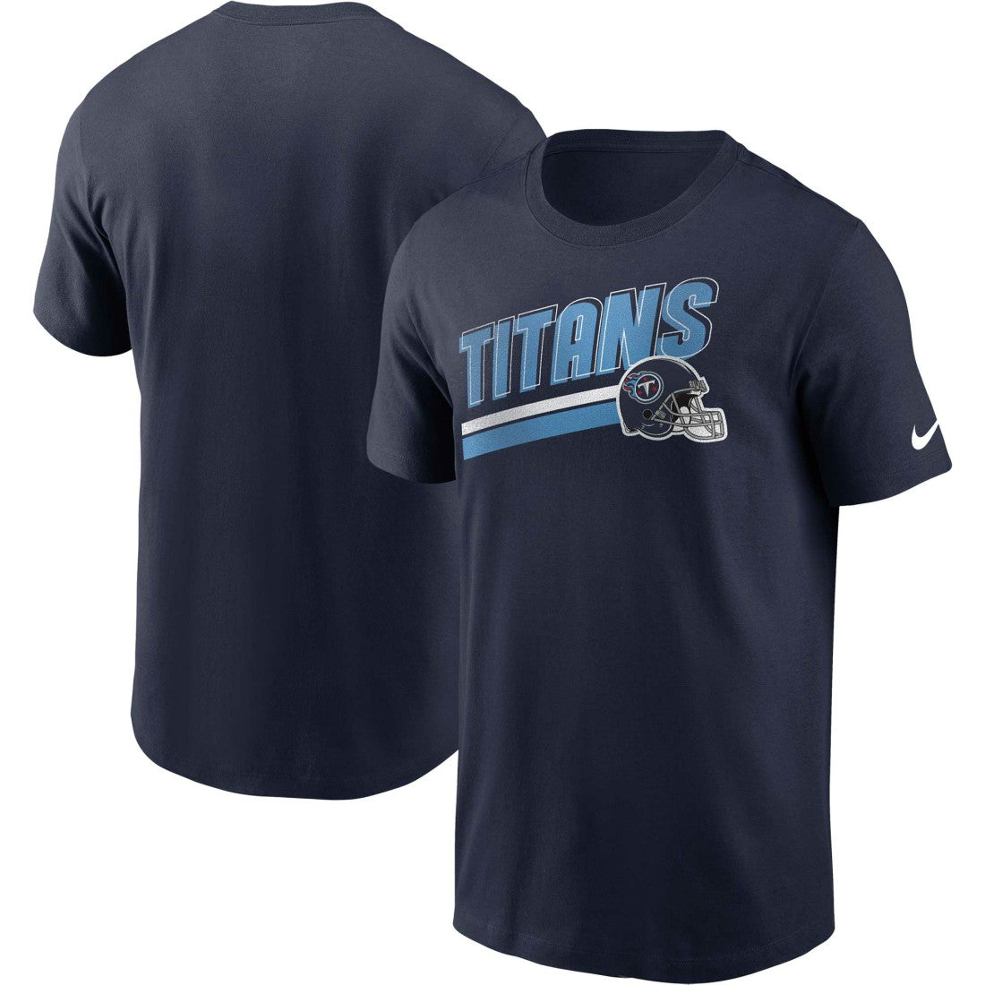 Tennessee Titans Essential Blitz Lockup T-Shirt Navy - Nike