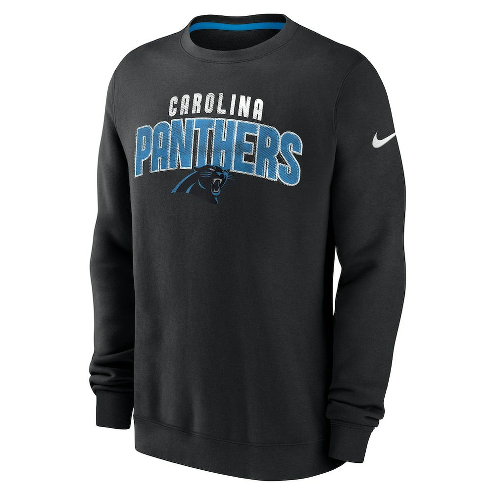 Carolina Panthers Rewind Club Pullover Sweatshirt Black - Nike