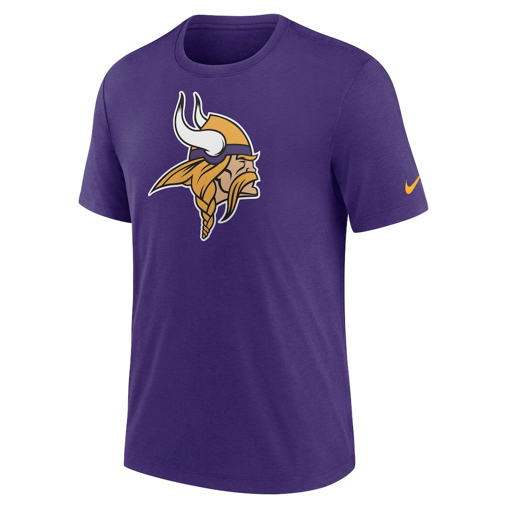 Minnesota Vikings Rewind Logo Tri-Blend T-Shirt Purple - Nike