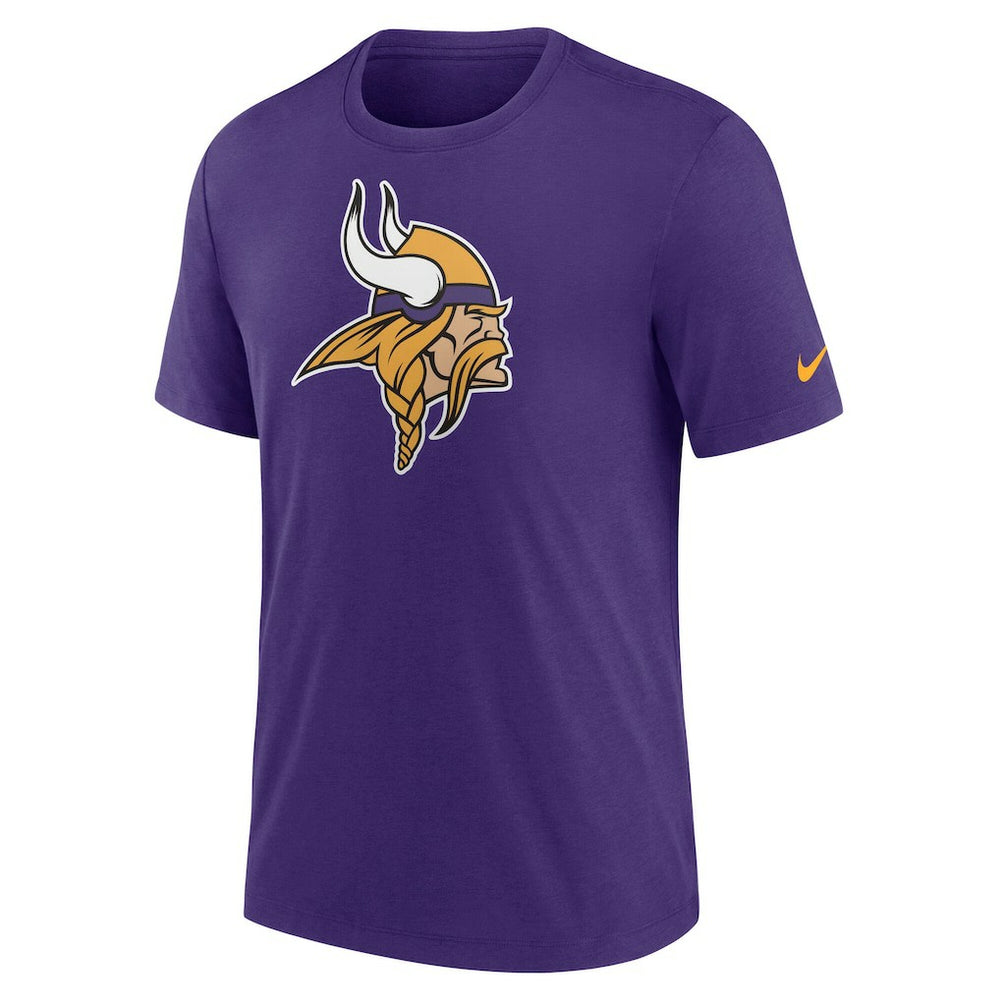 Minnesota Vikings Rewind Logo Tri-Blend T-Shirt Purple - Nike