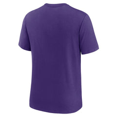 Minnesota Vikings Rewind Logo Tri-Blend T-Shirt Purple - Nike