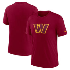 Washington Commanders Rewind Logo Tri-Blend T-Shirt Burgundy - Nike
