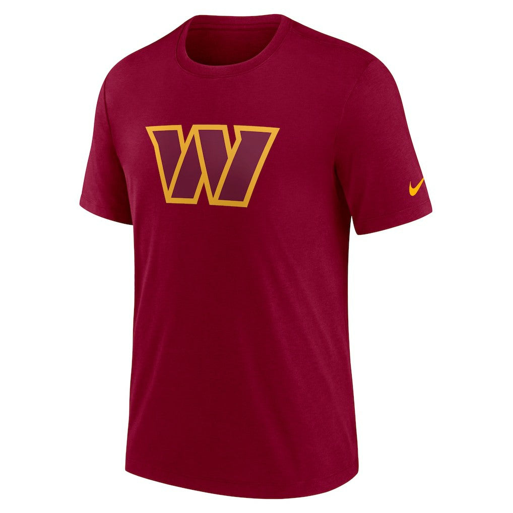 Washington Commanders Rewind Logo Tri-Blend T-Shirt Burgundy - Nike