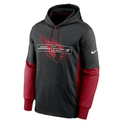 Arizona Cardinals Color Block Fleece Performance Pullover Hoodie Black - Nike