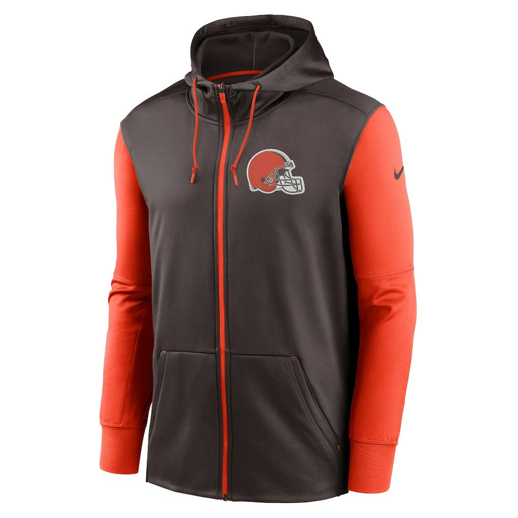 Cleveland Browns Performance Full-Zip Hoodie Brown - Nike