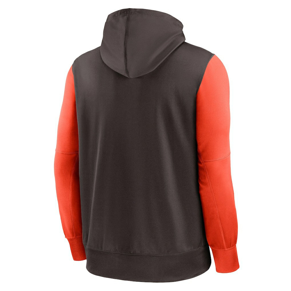 Cleveland Browns Performance Full-Zip Hoodie Brown - Nike