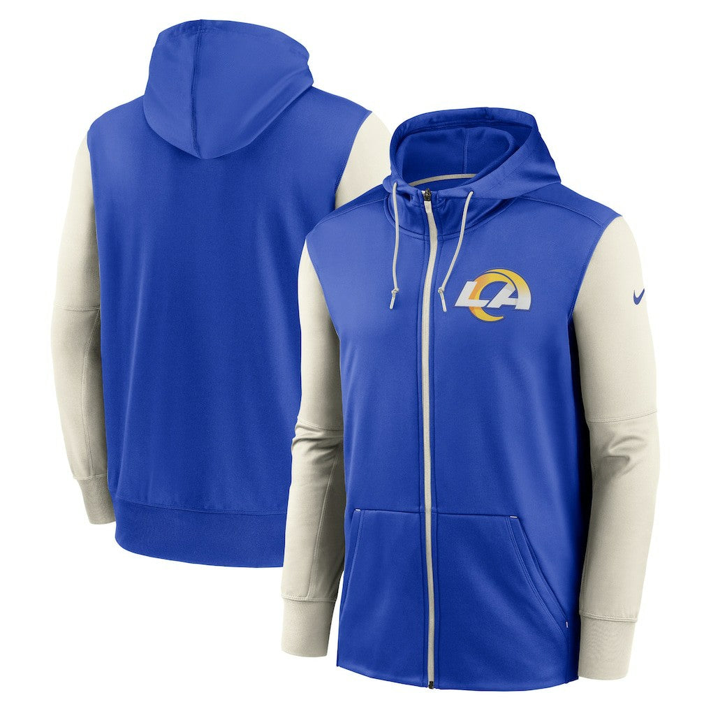 Los Angeles Rams Performance Full-Zip Hoodie Royal - Nike
