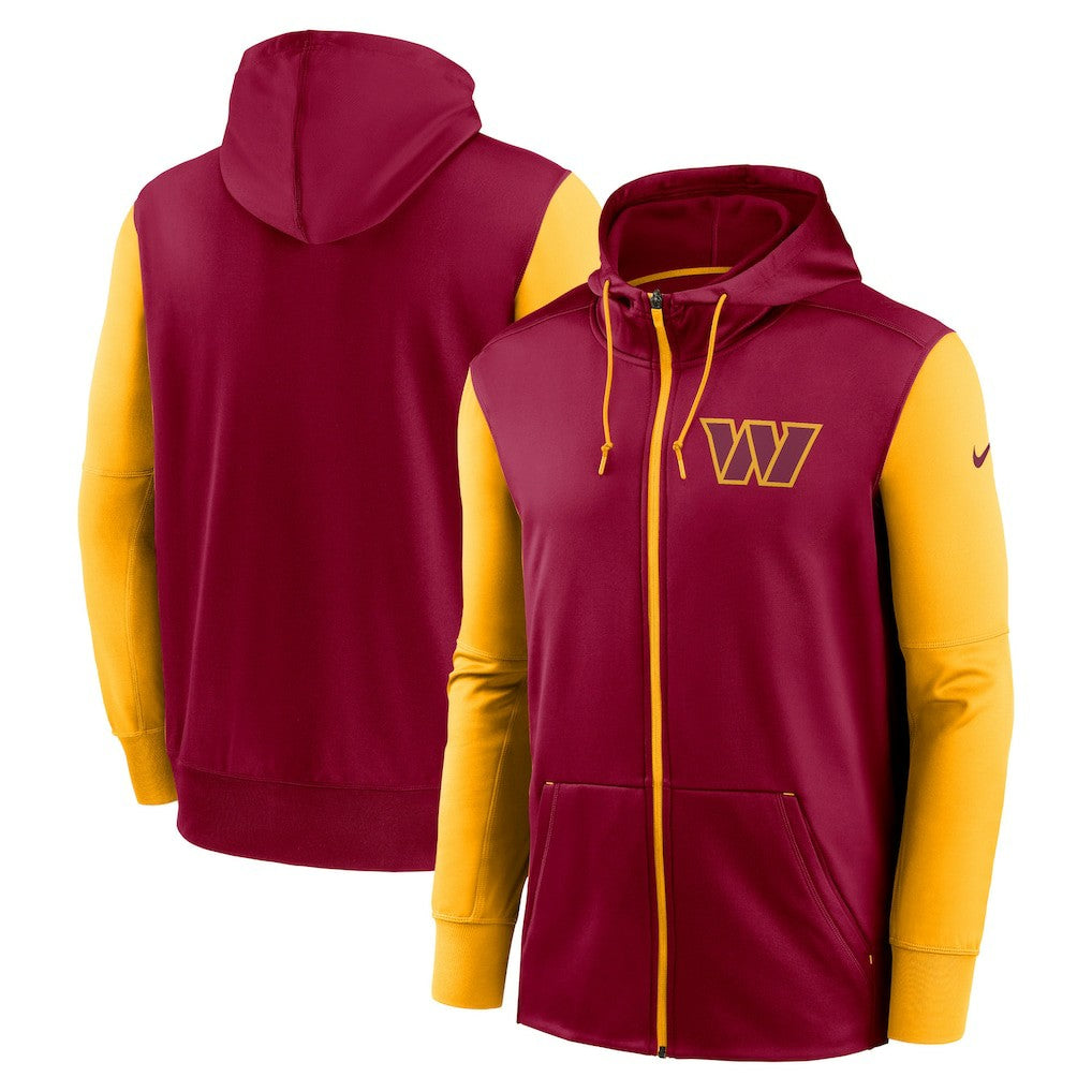 Washington Commanders Performance Full-Zip Hoodie Burgundy - Nike