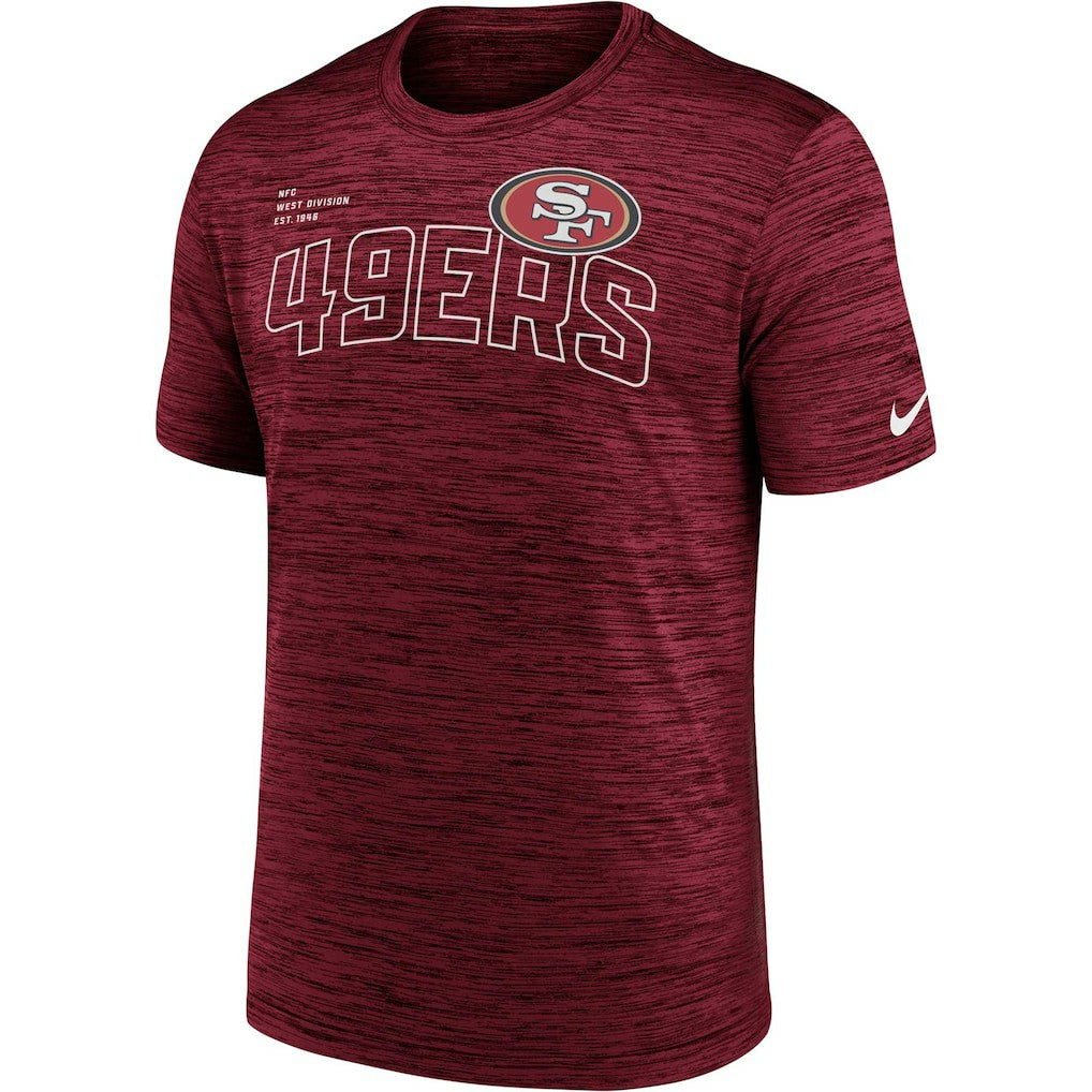 San Francisco 49ers Velocity Arch Performance T-Shirt Scarlet - Nike