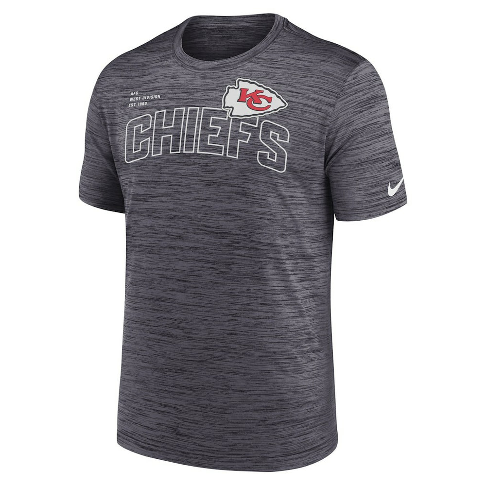 Kansas City Chiefs Velocity Arch Performance T-Shirt Black - Nike