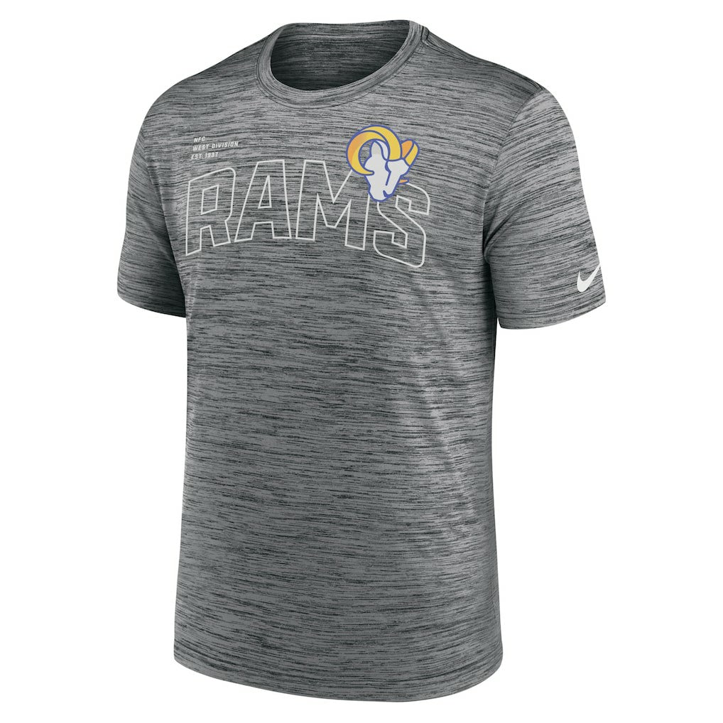 Los Angeles Rams Velocity Arch Performance T-Shirt Anthracite - Nike