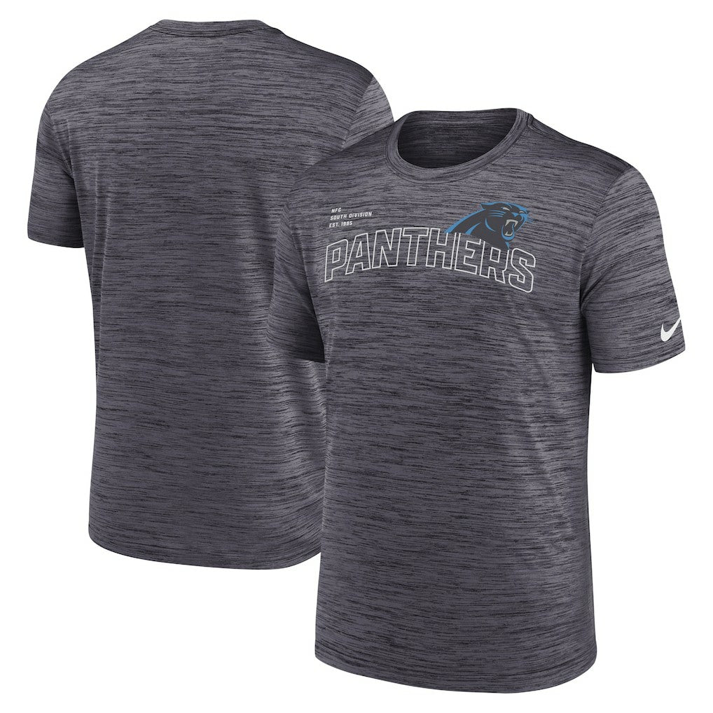 Carolina Panthers Velocity Arch Performance T-Shirt Black - Nike