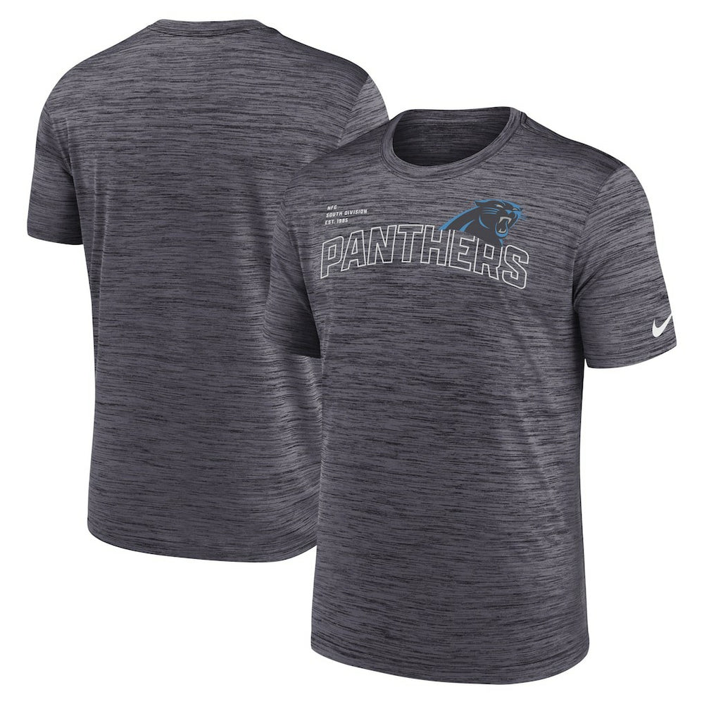 Carolina Panthers Velocity Arch Performance T-Shirt Black - Nike