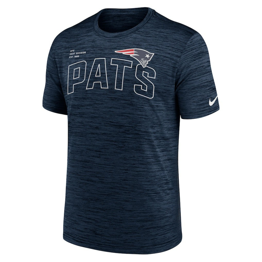 New England Patriots Velocity Arch Performance T-Shirt Navy - Nike