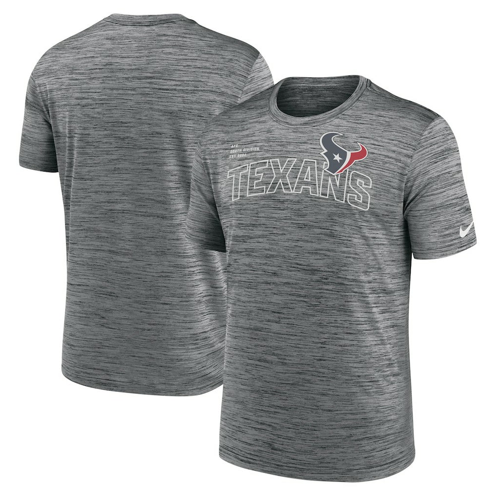 Houston Texans Velocity Arch Performance T-Shirt Anthracite - Nike