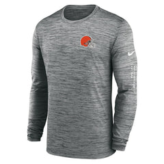 Cleveland Browns Velocity Long Sleeve T-Shirt Anthracite - Nike