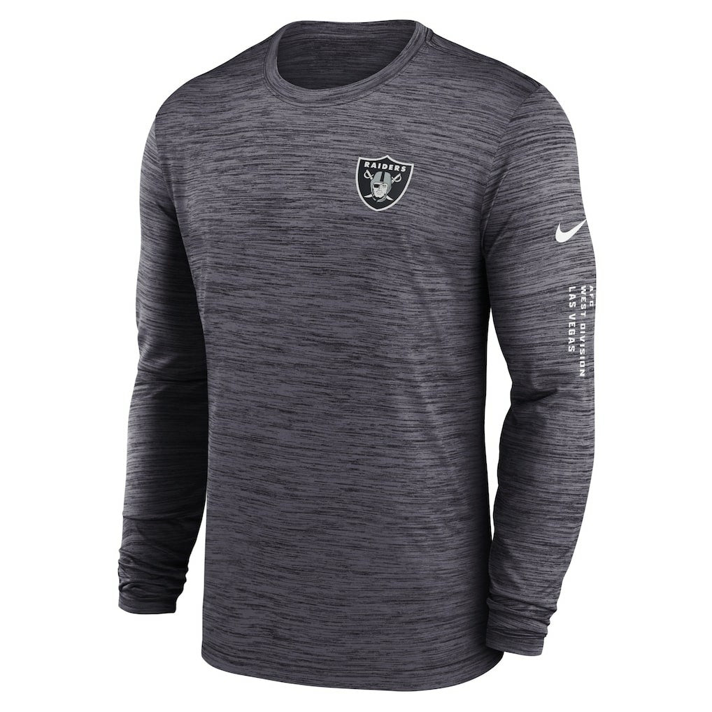 Las Vegas Raiders Velocity Long Sleeve T-Shirt Black - Nike