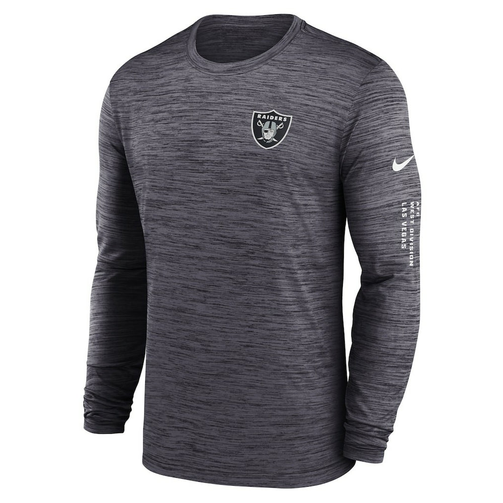 Las Vegas Raiders Velocity Long Sleeve T-Shirt Black - Nike