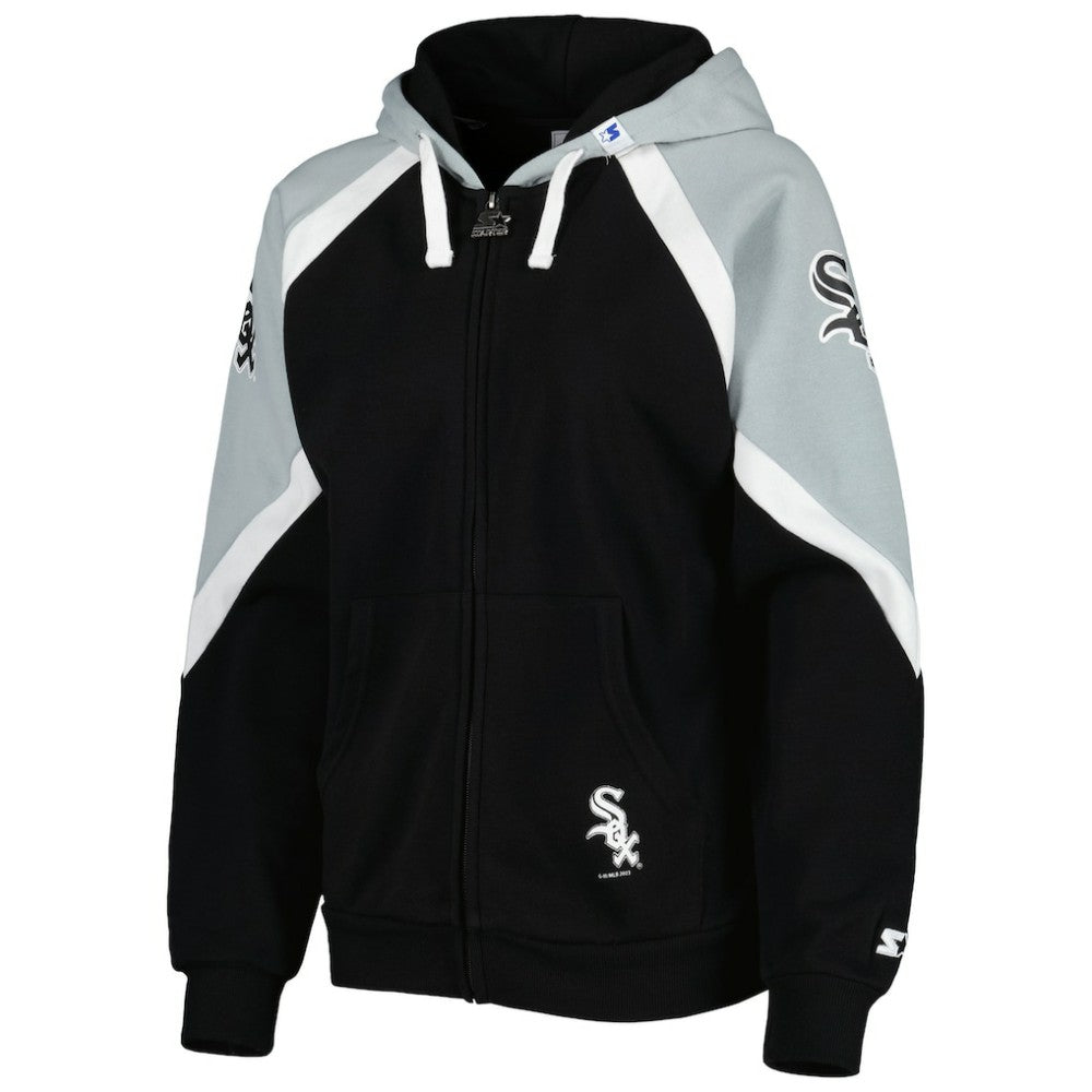 Chicago White Sox Starter Women's Hail Mary Full-Zip Hoodie On Sale