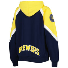 Milwaukee Brewers Starter Women's Hail Mary Full-Zip Hoodie for sale