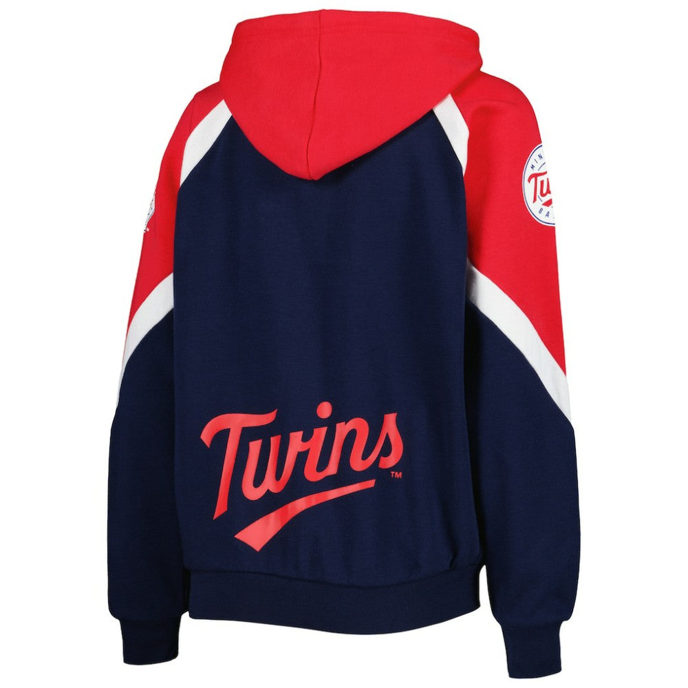 Minnesota Twins Starter Women's Hail Mary Full-Zip Hoodie Lifestyle