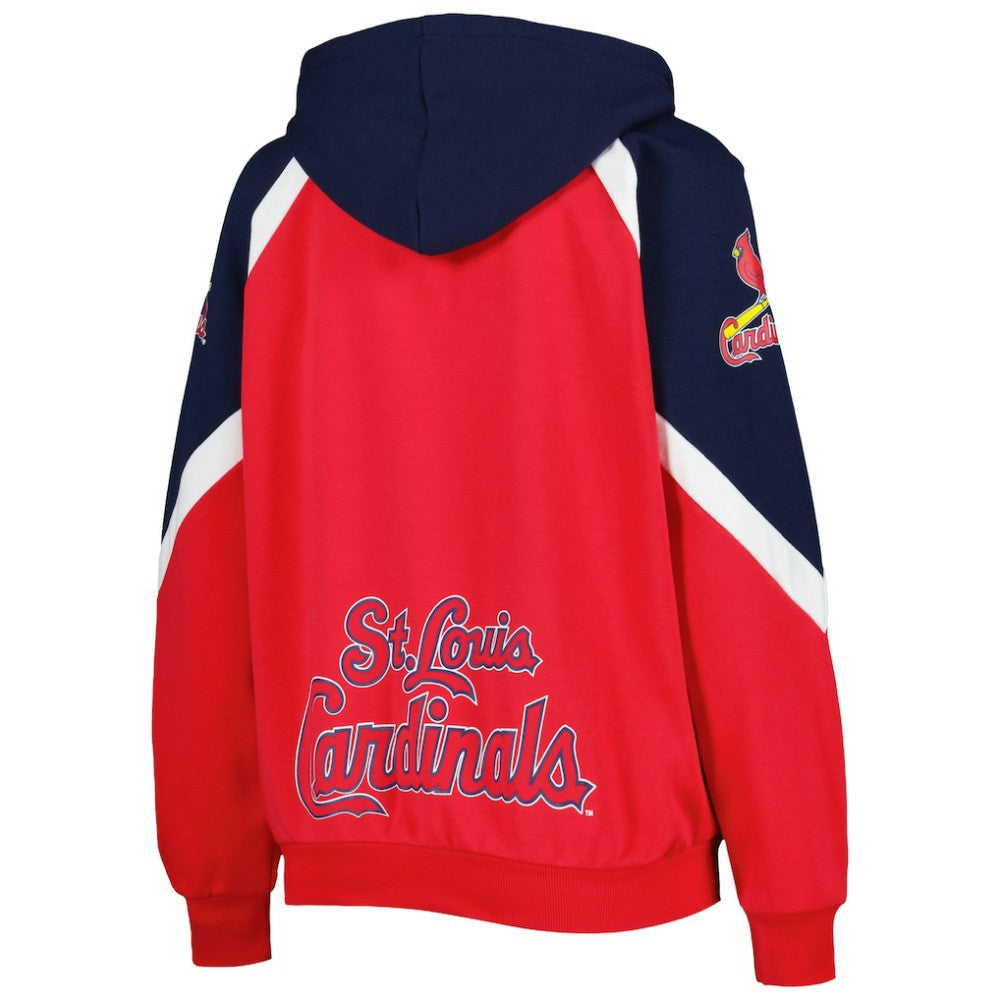 St. Louis Cardinals Starter Women's Hail Mary Full-Zip Hoodie Clearance