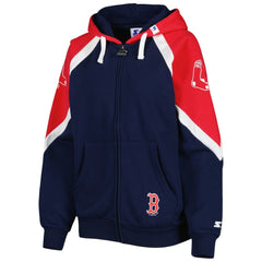 Boston Red Sox Starter Women's Hail Mary Full-Zip Hoodie On Sale