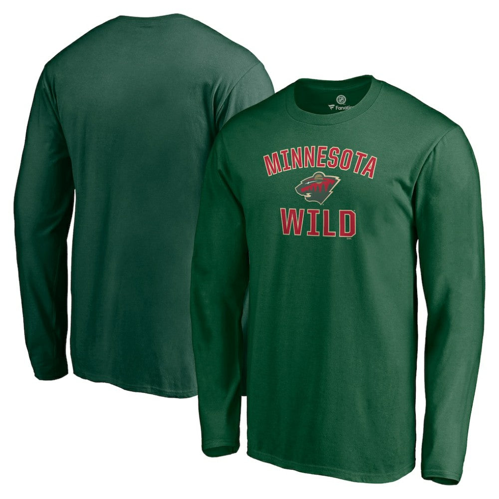 Minnesota Wild - Victory Arch Long Sleeve T-Shirt Green