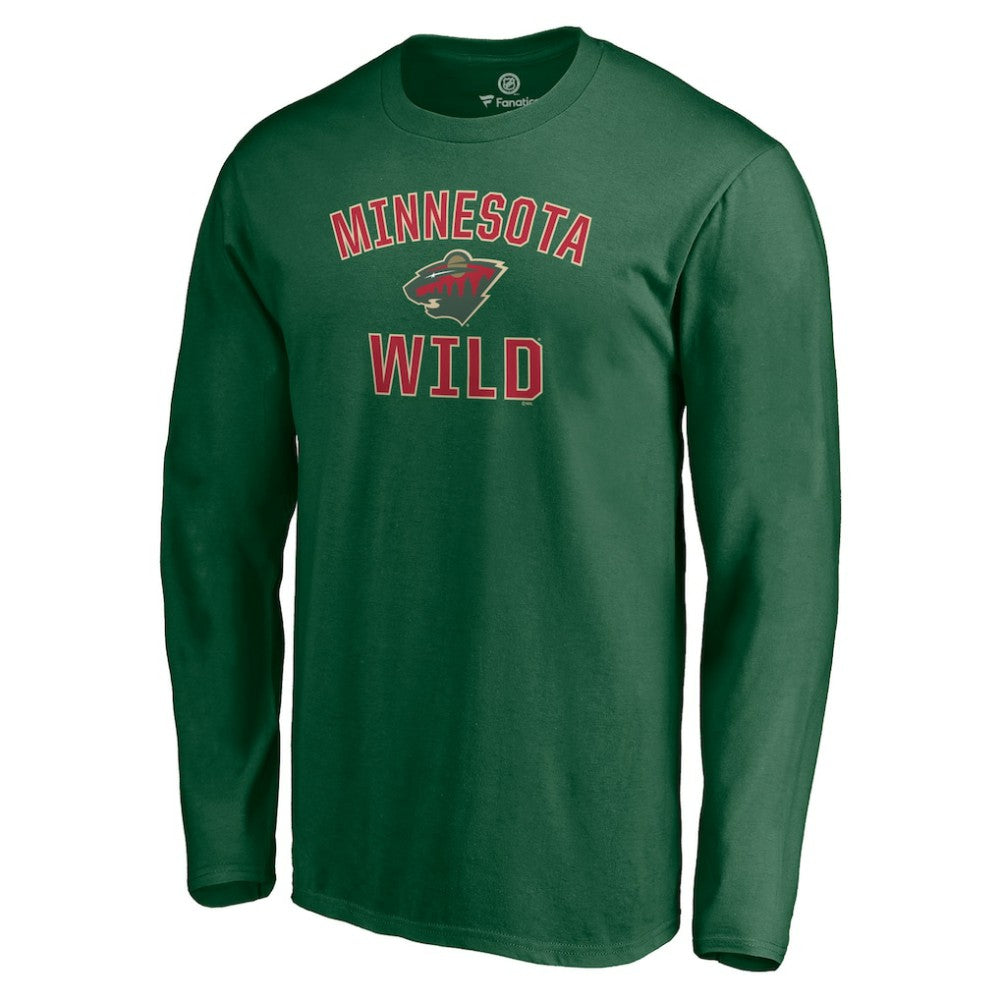 Minnesota Wild - Victory Arch Long Sleeve T-Shirt Green
