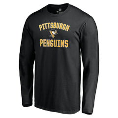 Pittsburgh Penguins Victory Arch Long Sleeve T-Shirt Black