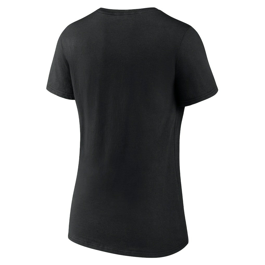 NBA - Charlotte Hornets Women's Alternate Logo V-Neck T-Shirt - Black