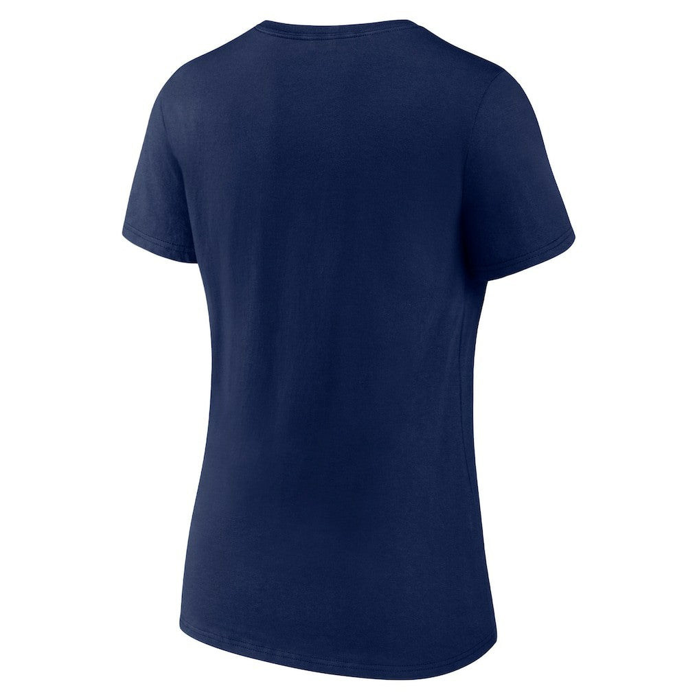 NBA - Denver Nuggets Women's Alternate Logo V-Neck T-Shirt - Navy