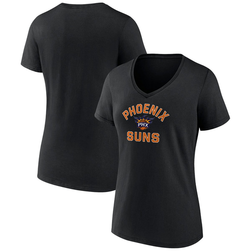 NBA - Phoenix Suns Women's Overtime Team V-Neck T-Shirt - Black