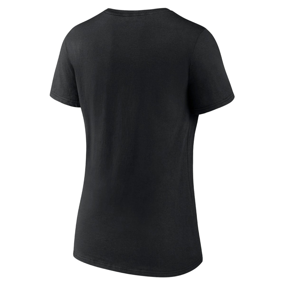 NBA - Portland Trail Blazers Women's Alternate Logo V-Neck T-Shirt - Black