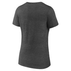 NBA - Utah Jazz Women's Logo V-Neck T-Shirt - Charcoal