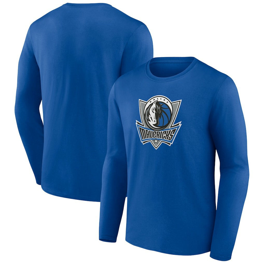 NBA - Dallas Mavericks Alternate Logo Long Sleeve T-Shirt - Royal