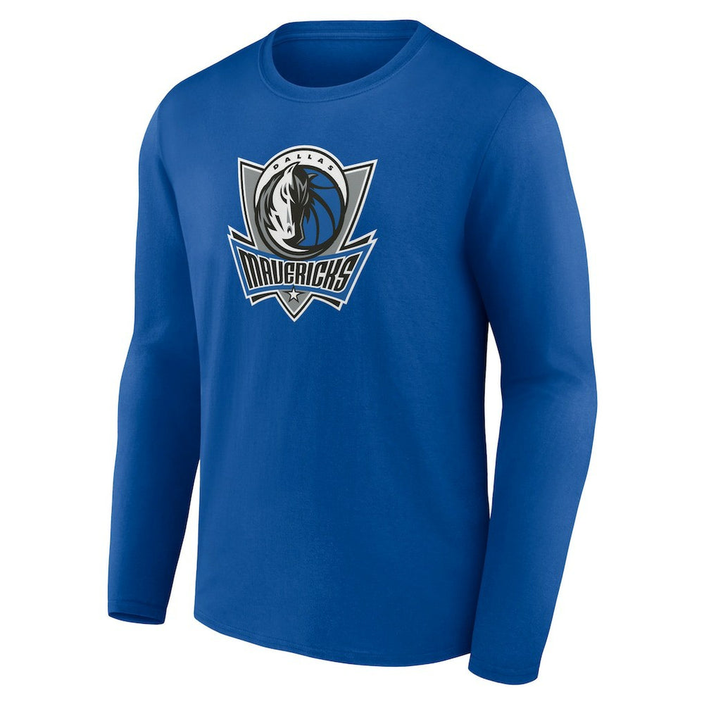 NBA - Dallas Mavericks Alternate Logo Long Sleeve T-Shirt - Royal