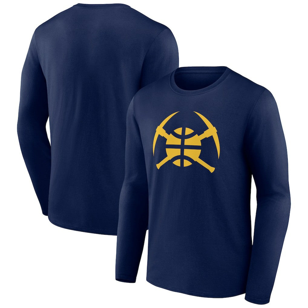 NBA - Denver Nuggets Alternate Logo Long Sleeve T-Shirt - Navy