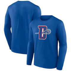 NBA - Detroit Pistons Alternate Logo Long Sleeve T-Shirt - Royal