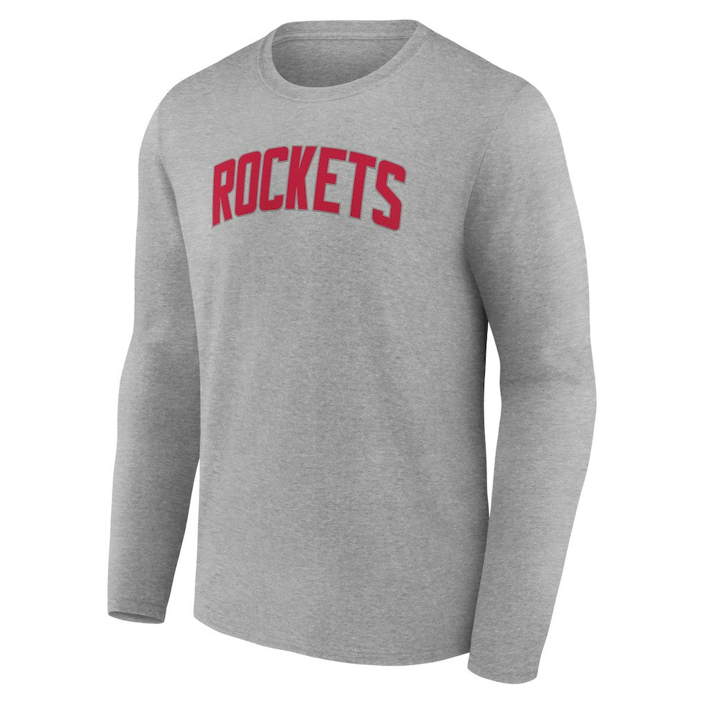 NBA - Houston Rockets Alternate Logo Long Sleeve T-Shirt - Gray