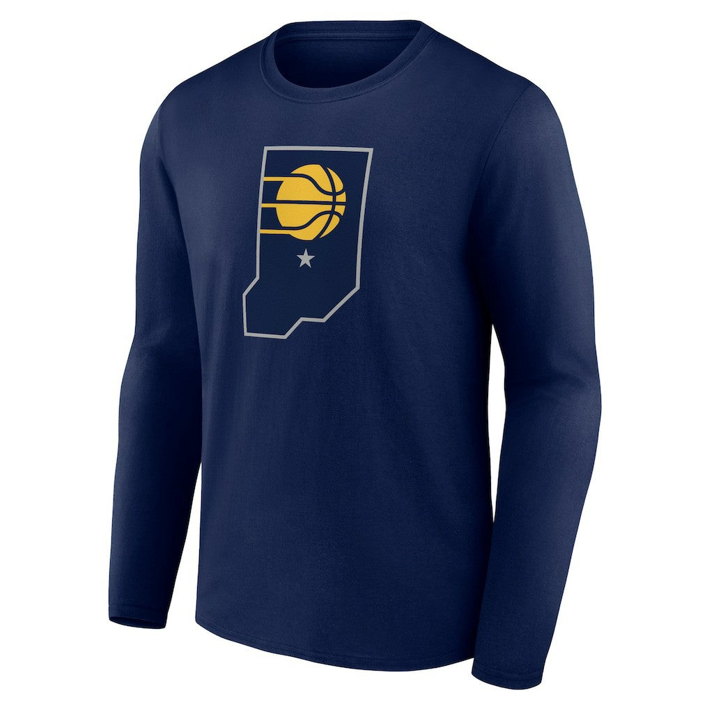 NBA - Indiana Pacers Alternate Logo Long Sleeve T-Shirt - Navy