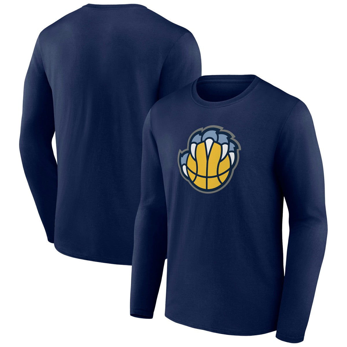 NBA - Memphis Grizzlies Alternate Logo Long Sleeve T-Shirt - Navy