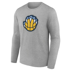 NBA - Memphis Grizzlies Alternate Logo Long Sleeve T-Shirt - Gray